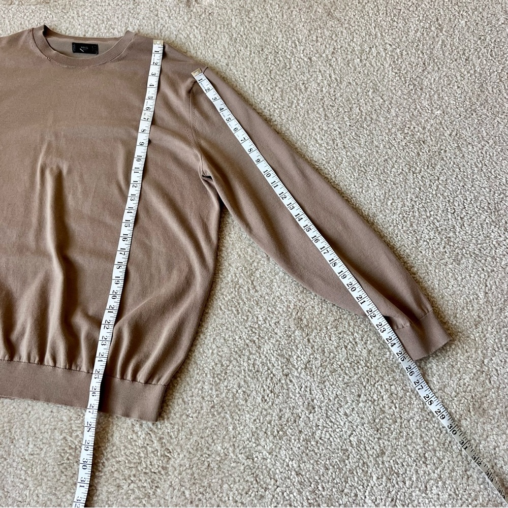MNG MANGO Man Cotton Blend Crew Neck Pullover Sweater—SZ. XL - Picture 12 of 14